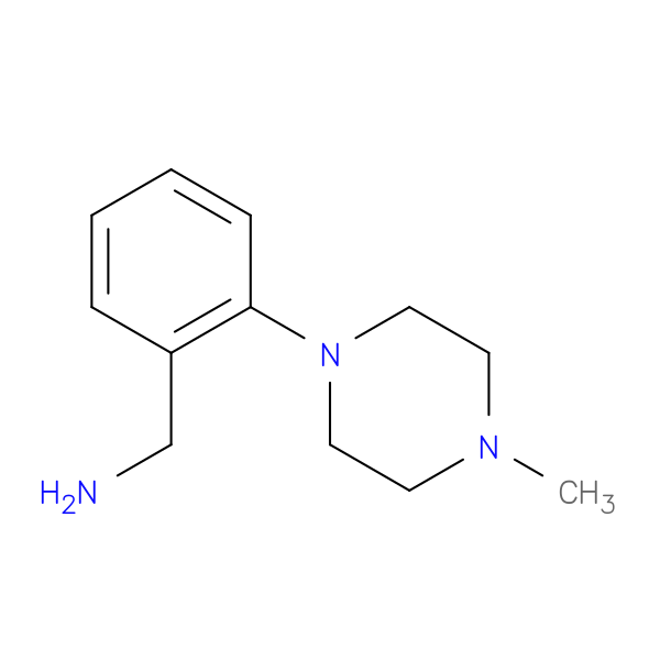 Benzenemethanamine, 2-(4-methyl-1-piperazinyl)-
