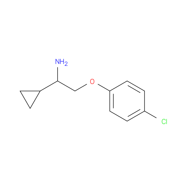 [2-(4-Chlorophenoxy)-1-cyclopropylethyl]amine