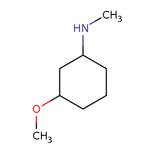 3-methoxy-N-methylcyclohexan-1-amine,Mixtureofdiastereomers