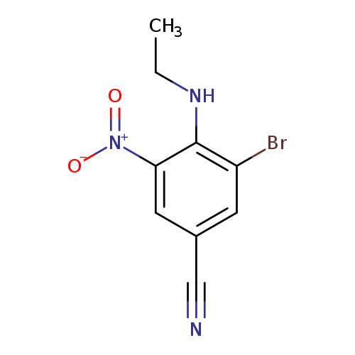 3-Bromo-4-(ethylamino)-5-nitrobenzonitrile
