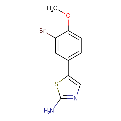 5-(3-Bromo-4-methoxyphenyl)thiazol-2-ylamine