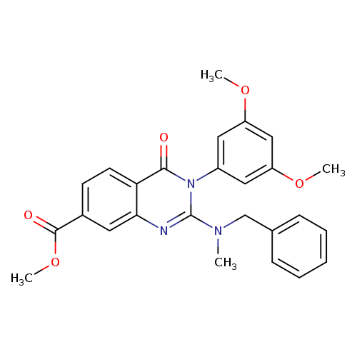methyl 2-[benzyl(methyl)amino]-3-(3,5-dimethoxyphenyl)-4-oxo-3,4-dihydroquinazoline-7-carboxylate