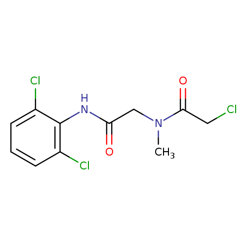 2-chloro-N-{[(2,6-dichlorophenyl)carbamoyl]methyl}-N-methylacetamide