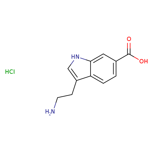 3-(2-aminoethyl)-1H-indole-6-carboxylic acid hydrochloride