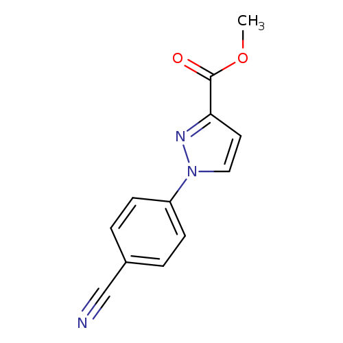 Methyl 1-(4-cyanophenyl)-1H-pyrazole-3-carboxylate