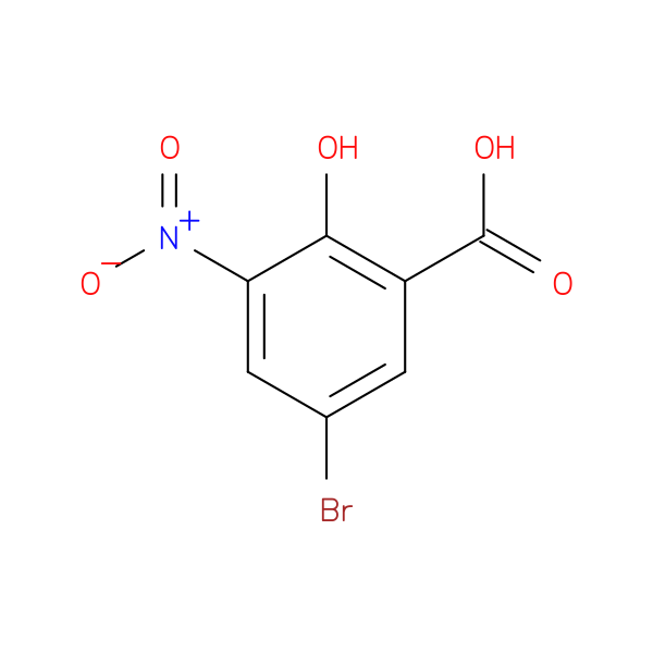 5-Bromo-2-hydroxy-3-nitrobenzoic acid