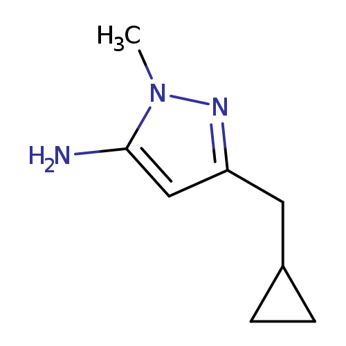 3-(cyclopropylmethyl)-1-methyl-1H-pyrazol-5-amine