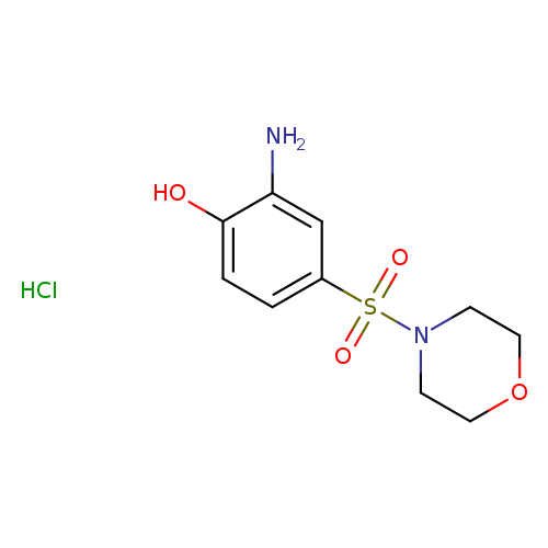 2-amino-4-(morpholine-4-sulfonyl)phenol hydrochloride