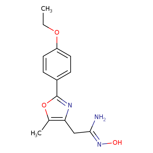 (Z)-2-[2-(4-ethoxyphenyl)-5-methyl-1,3-oxazol-4-yl]-N'-hydroxyethanimidamide