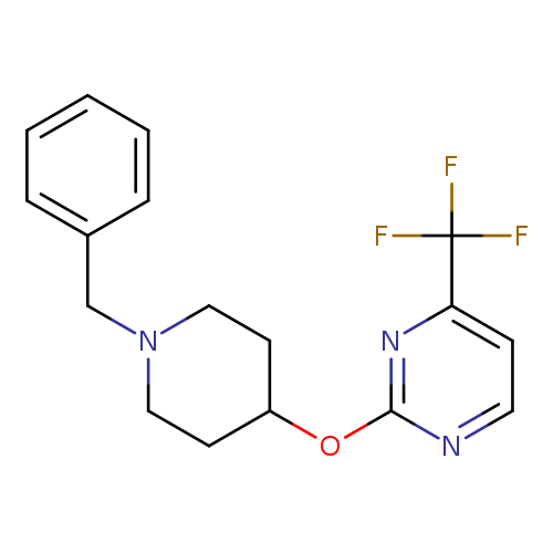 2-[(1-benzylpiperidin-4-yl)oxy]-4-(trifluoromethyl)pyrimidine