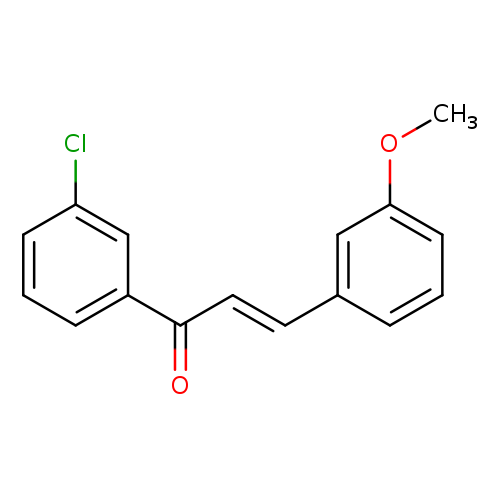 (2E)-1-(3-chlorophenyl)-3-(3-methoxyphenyl)prop-2-en-1-one