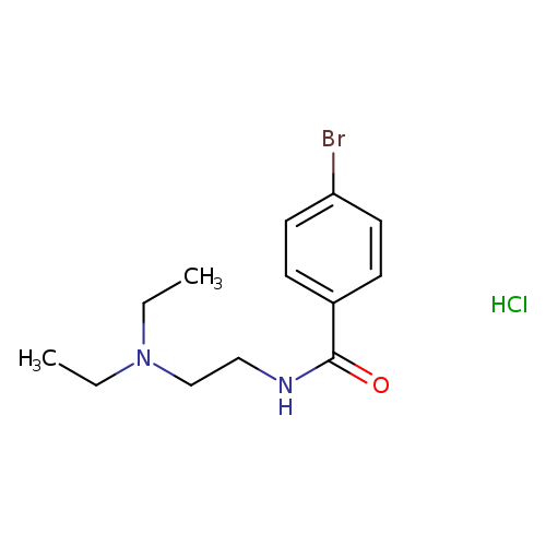 4-bromo-N-[2-(diethylamino)ethyl]benzamide hydrochloride