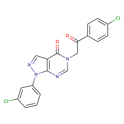 1-(3-chlorophenyl)-5-[2-(4-chlorophenyl)-2-oxoethyl]-1H,4H,5H-pyrazolo[3,4-d]pyrimidin-4-one