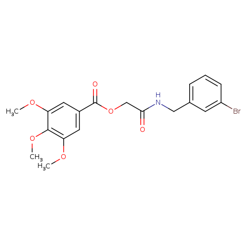 {[(3-bromophenyl)methyl]carbamoyl}methyl 3,4,5-trimethoxybenzoate