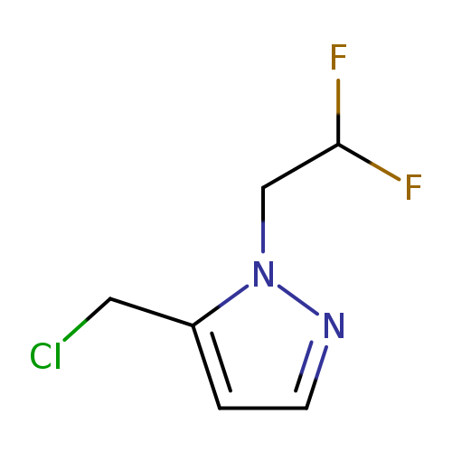5-(chloromethyl)-1-(2,2-difluoroethyl)-1H-pyrazole