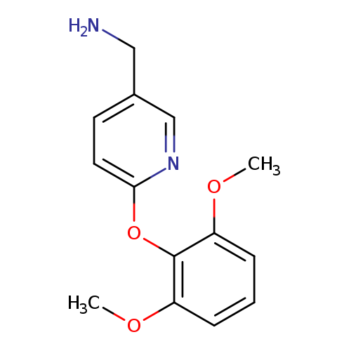 [6-(2,6-dimethoxyphenoxy)pyridin-3-yl]methanamine