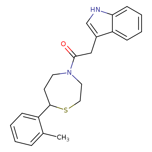 2-(1H-indol-3-yl)-1-[7-(2-methylphenyl)-1,4-thiazepan-4-yl]ethan-1-one