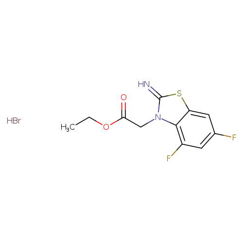 Ethyl 2-(4,6-difluoro-2-iminobenzo[d]thiazol-3(2H)-yl)acetate hydrobromide