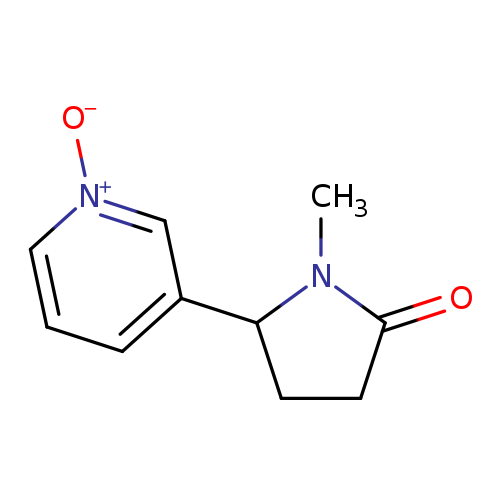 2-Pyrrolidinone,1-methyl-5-(1-oxido-3-pyridinyl)-, (5S)-