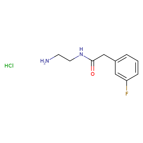 N-(2-aminoethyl)-2-(3-fluorophenyl)acetamide hydrochloride