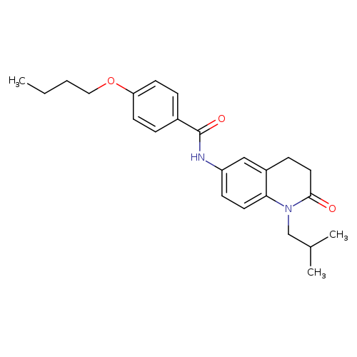4-butoxy-N-[1-(2-methylpropyl)-2-oxo-1,2,3,4-tetrahydroquinolin-6-yl]benzamide