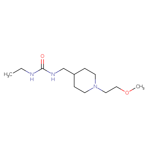3-ethyl-1-{[1-(2-methoxyethyl)piperidin-4-yl]methyl}urea