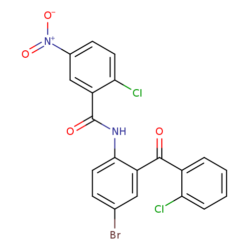 N-[4-bromo-2-(2-chlorobenzoyl)phenyl]-2-chloro-5-nitrobenzamide