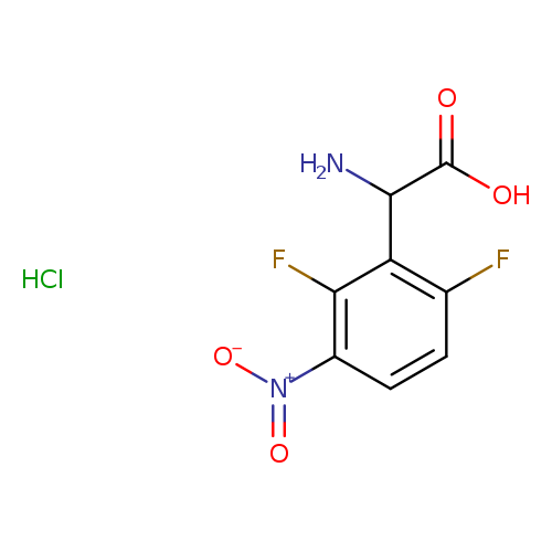 2-amino-2-(2,6-difluoro-3-nitrophenyl)acetic acid hydrochloride
