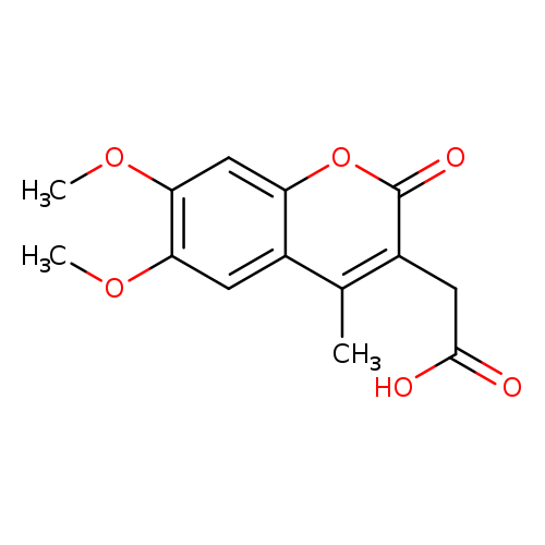 2-(6,7-dimethoxy-4-methyl-2-oxo-2H-chromen-3-yl)acetic acid