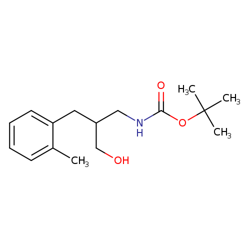 tert-butyl N-{3-hydroxy-2-[(2-methylphenyl)methyl]propyl}carbamate