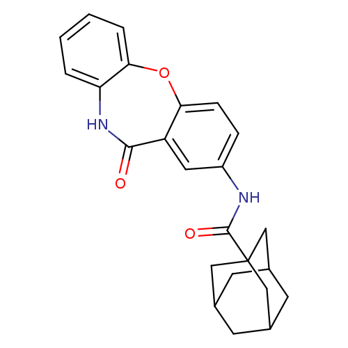N-{10-oxo-2-oxa-9-azatricyclo[9.4.0.0^{3,8}]pentadeca-1(11),3(8),4,6,12,14-hexaen-13-yl}adamantane-1-carboxamide