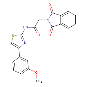 2-(1,3-DIOXO-2,3-DIHYDRO-1H-ISOINDOL-2-YL)-N-[4-(3-METHOXYPHENYL)-1,3-THIAZOL-2-YL]ACETAMIDE