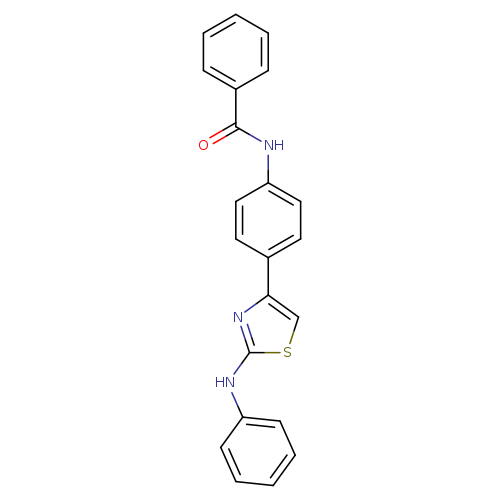 N-{4-[2-(phenylamino)-1,3-thiazol-4-yl]phenyl}benzamide
