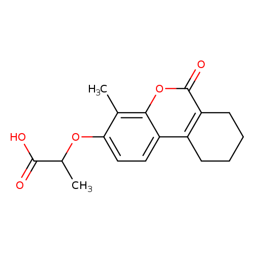 2-[(4-Methyl-6-oxo-7,8,9,10-tetrahydro-6h-benzo[c]chromen-3-yl)oxy]propanoic acid