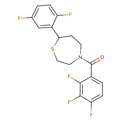 7-(2,5-difluorophenyl)-4-(2,3,4-trifluorobenzoyl)-1,4-thiazepane