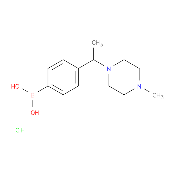 (4-(1-(4-methylpiperazin-1-yl)ethyl)phenyl)boronic acid hydrochloride