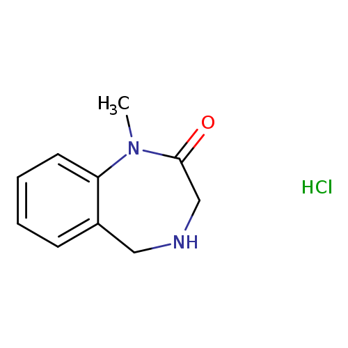 1-methyl-2,3,4,5-tetrahydro-1H-1,4-benzodiazepin-2-one hydrochloride