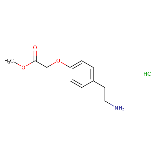 Acetic acid, 2-[4-(2-aminoethyl)phenoxy]-, methyl ester, hydrochloride (1:1)