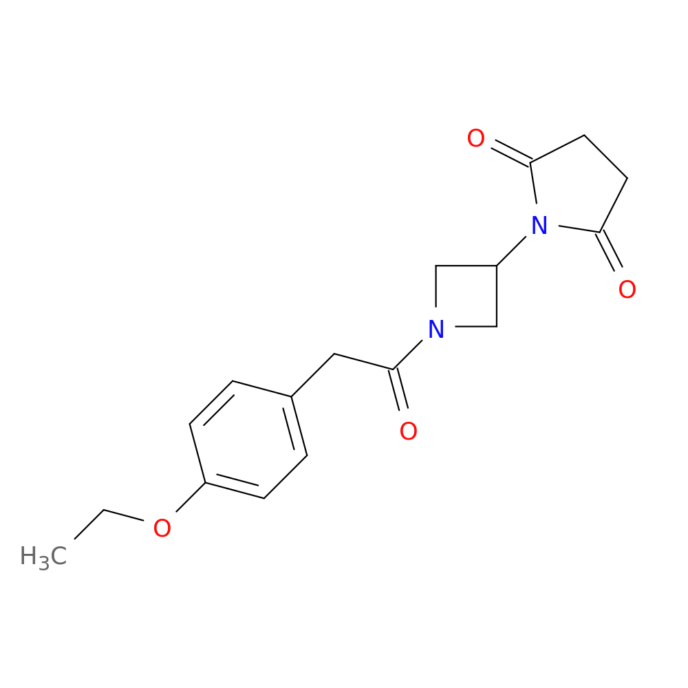 1-{1-[2-(4-ethoxyphenyl)acetyl]azetidin-3-yl}pyrrolidine-2,5-dione