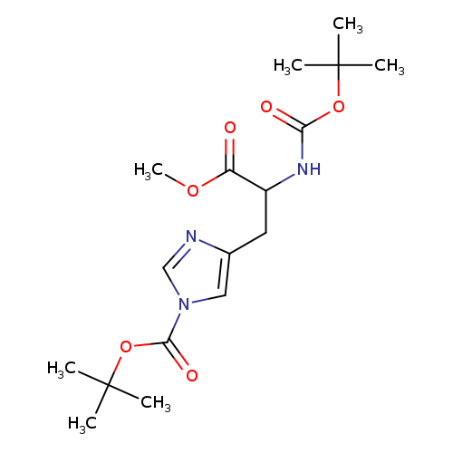 tert-Butyl 4-(2-((tert-butoxycarbonyl)amino)-3-methoxy-3-oxopropyl)-1h-imidazole-1-carboxylate