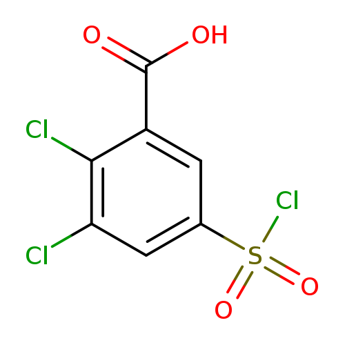 2,3-Dichloro-5-(chlorosulfonyl)benzoic acid