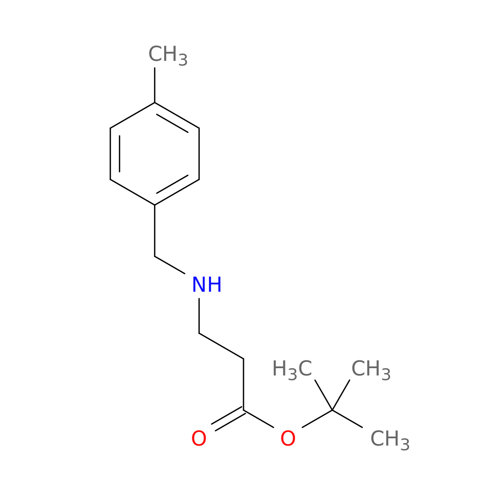 tert-butyl 3-{[(4-methylphenyl)methyl]amino}propanoate