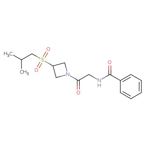 N-{2-[3-(2-methylpropanesulfonyl)azetidin-1-yl]-2-oxoethyl}benzamide