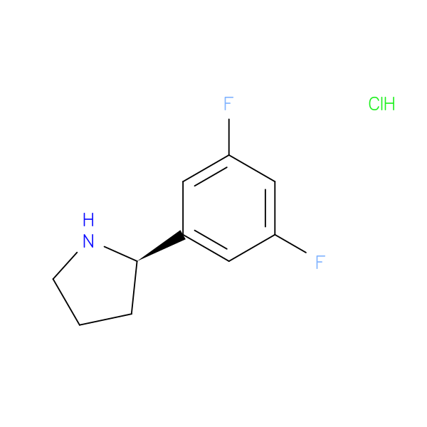 (R)-2-(3,5-Difluorophenyl)pyrrolidine hydrochloride
