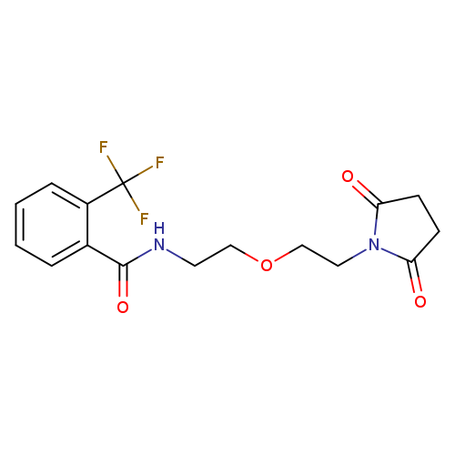 N-{2-[2-(2,5-dioxopyrrolidin-1-yl)ethoxy]ethyl}-2-(trifluoromethyl)benzamide