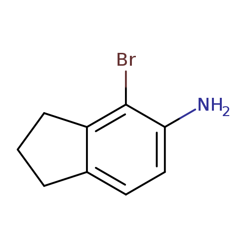 4-bromo-2,3-dihydro-1H-inden-5-amine