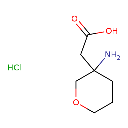 2-(3-aminooxan-3-yl)acetic acid hydrochloride