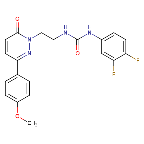 1-(3,4-difluorophenyl)-3-{2-[3-(4-methoxyphenyl)-6-oxo-1,6-dihydropyridazin-1-yl]ethyl}urea