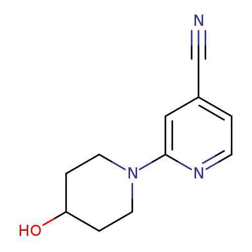 2-(4-Hydroxypiperidin-1-yl)isonicotinonitrile