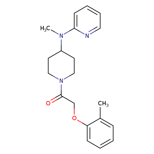 1-{4-[methyl(pyridin-2-yl)amino]piperidin-1-yl}-2-(2-methylphenoxy)ethan-1-one